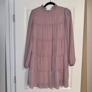 Shein Rose Ruffle Tiered Dress, Women’s Size S